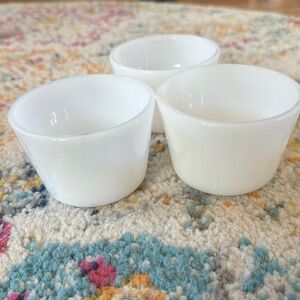 Vintage Glasbake custard cups/ramekins